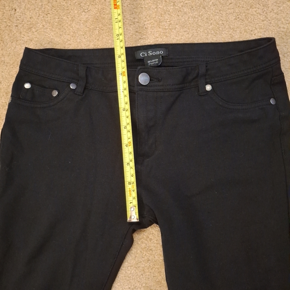 CI SONO BLACK DRESSY ANKLE PANTS - Picture 7 of 11